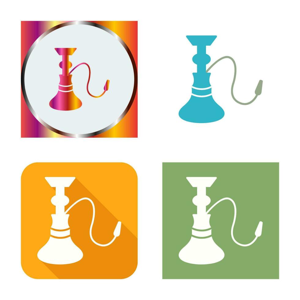 Unique Hookah Vector Icon