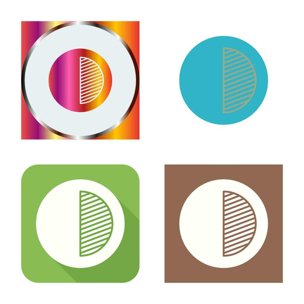 Unique Contrast Vector Icon