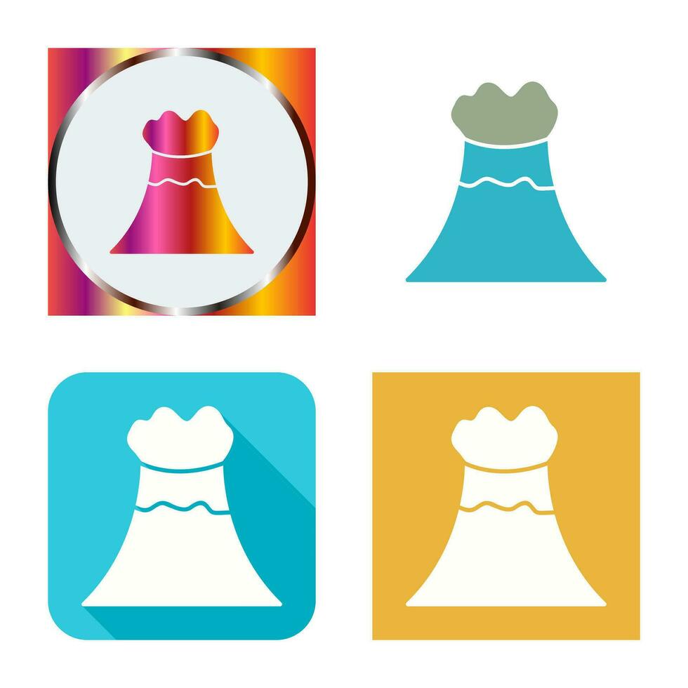 Volcano Vector Icon