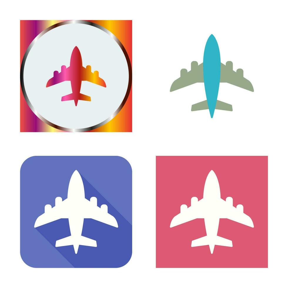 icono de vector de avión