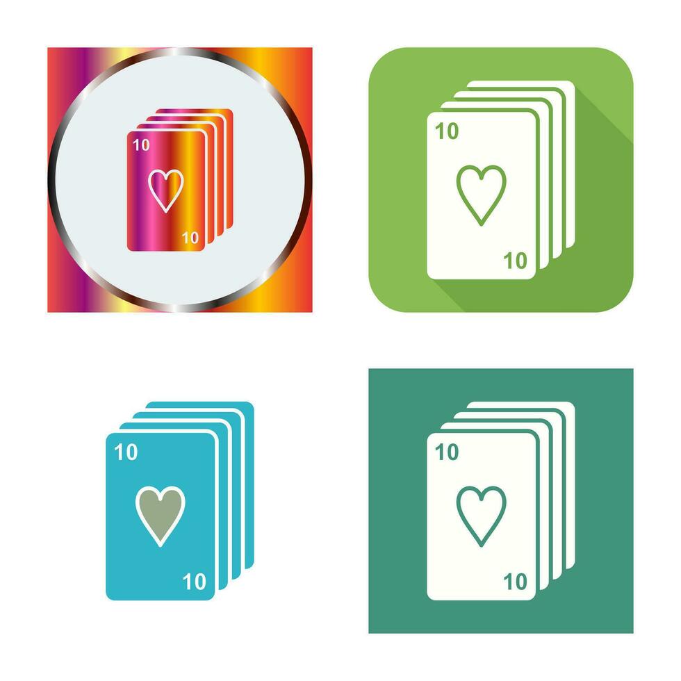 Deck of Cards Vector Icon