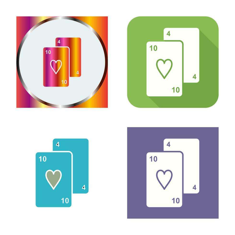 Playing Cards Vector Icon