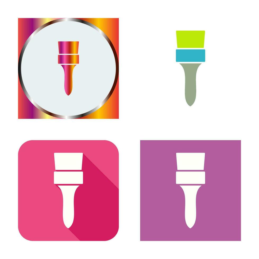 Unique Brush Vector Icon