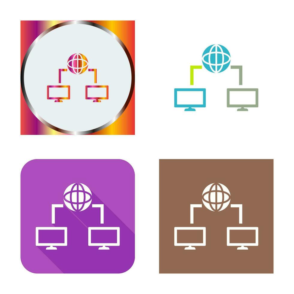 Unique Internet Connectivity Vector Icon