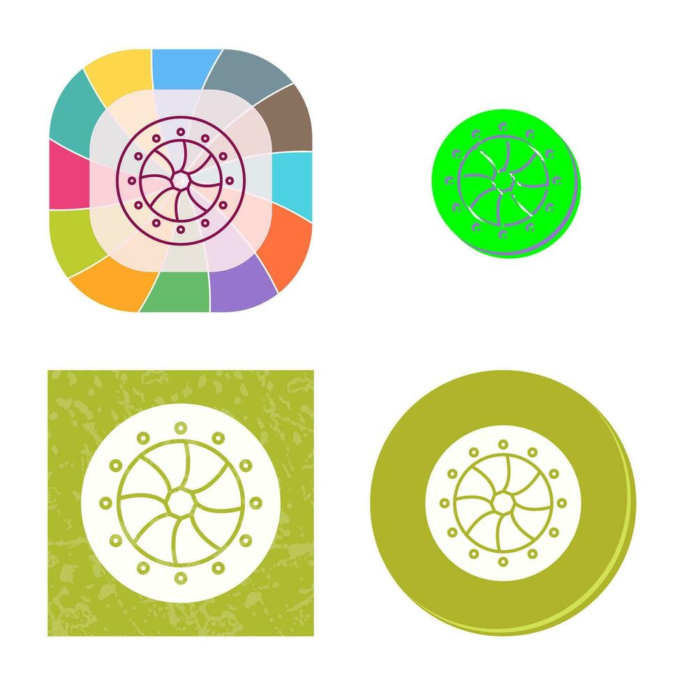 Unique Optical Diaphram Vector Icon
