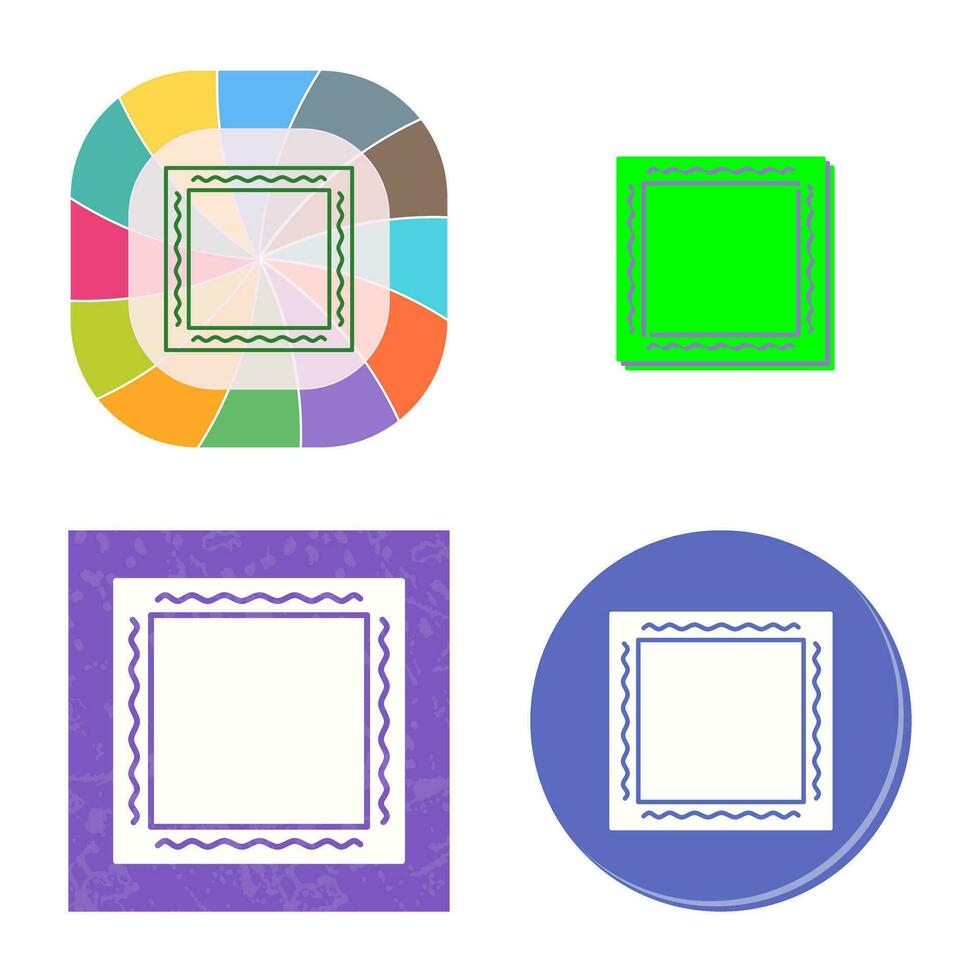 Unique Frame Vector Icon