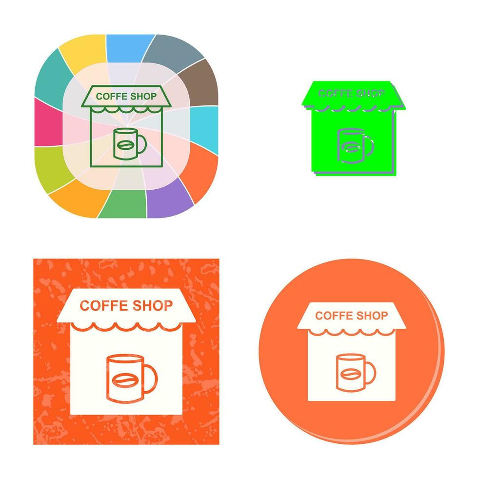 Coffee Shop Vector Icon