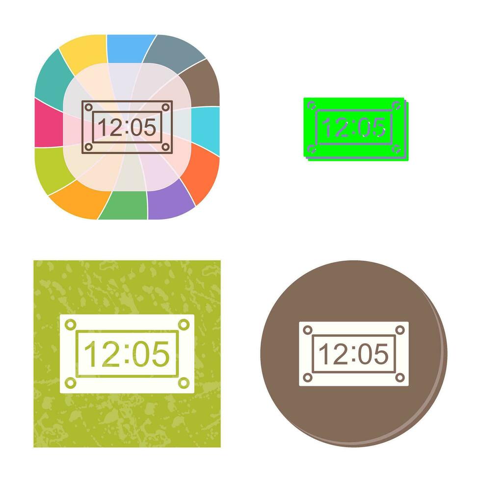 Unique Timer Vector Icon