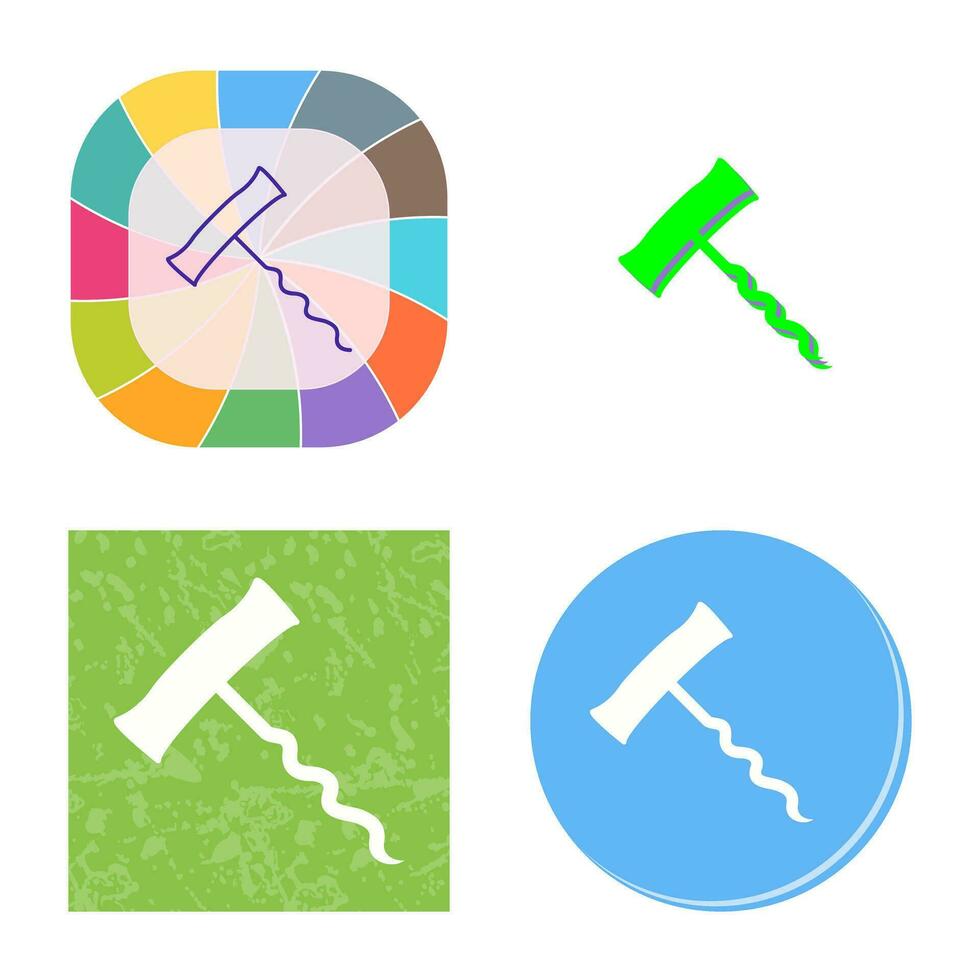 Unique Corkscrew Vector Icon