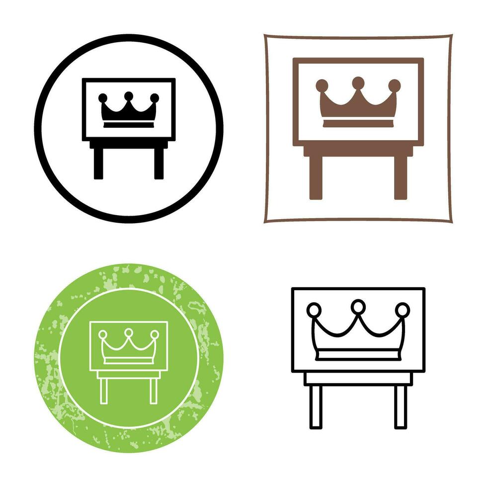 Crown Exhibit Vector Icon
