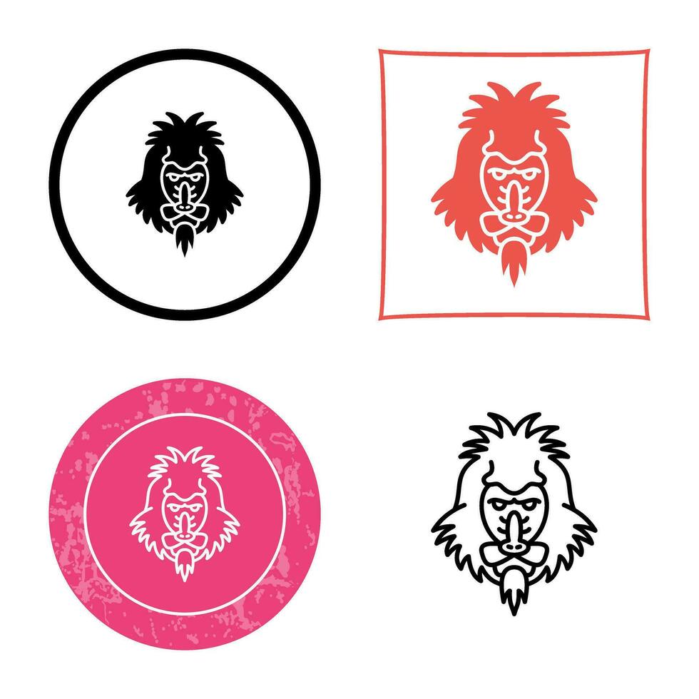 Mandrill Vector Icon
