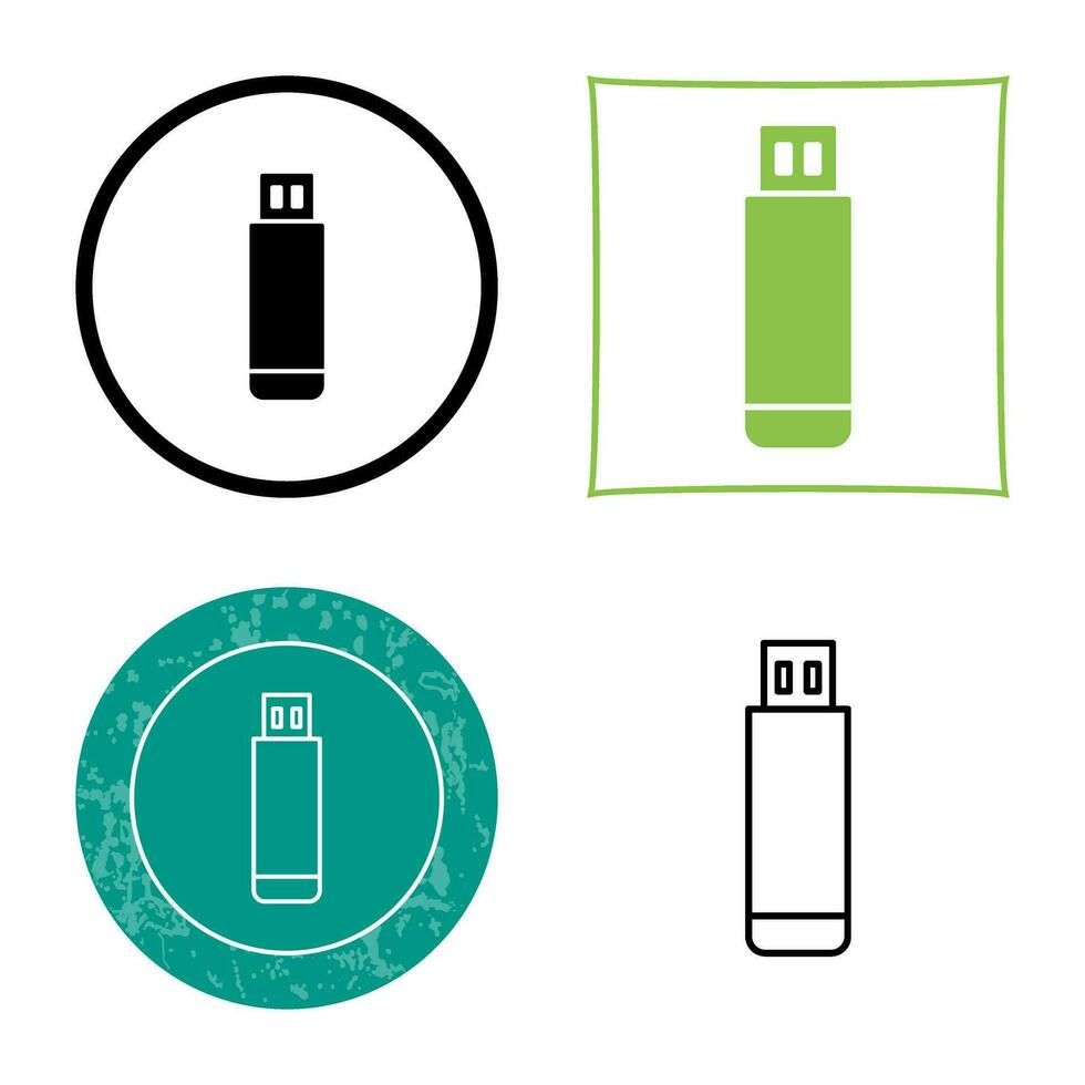 USB Drive Vector Icon