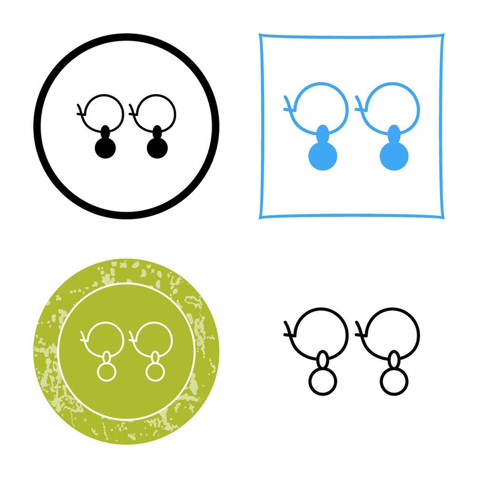 Earrings Vector Icon