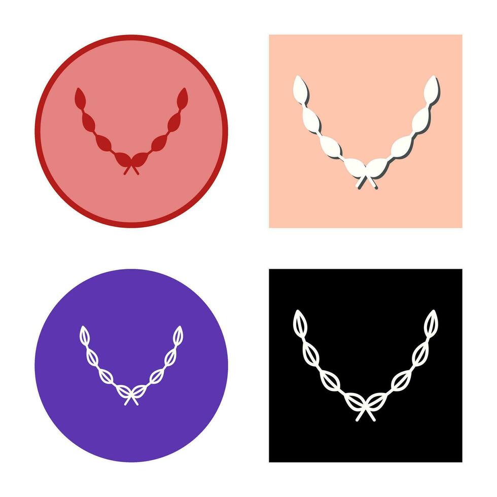 Leaves Wreath Vector Icon
