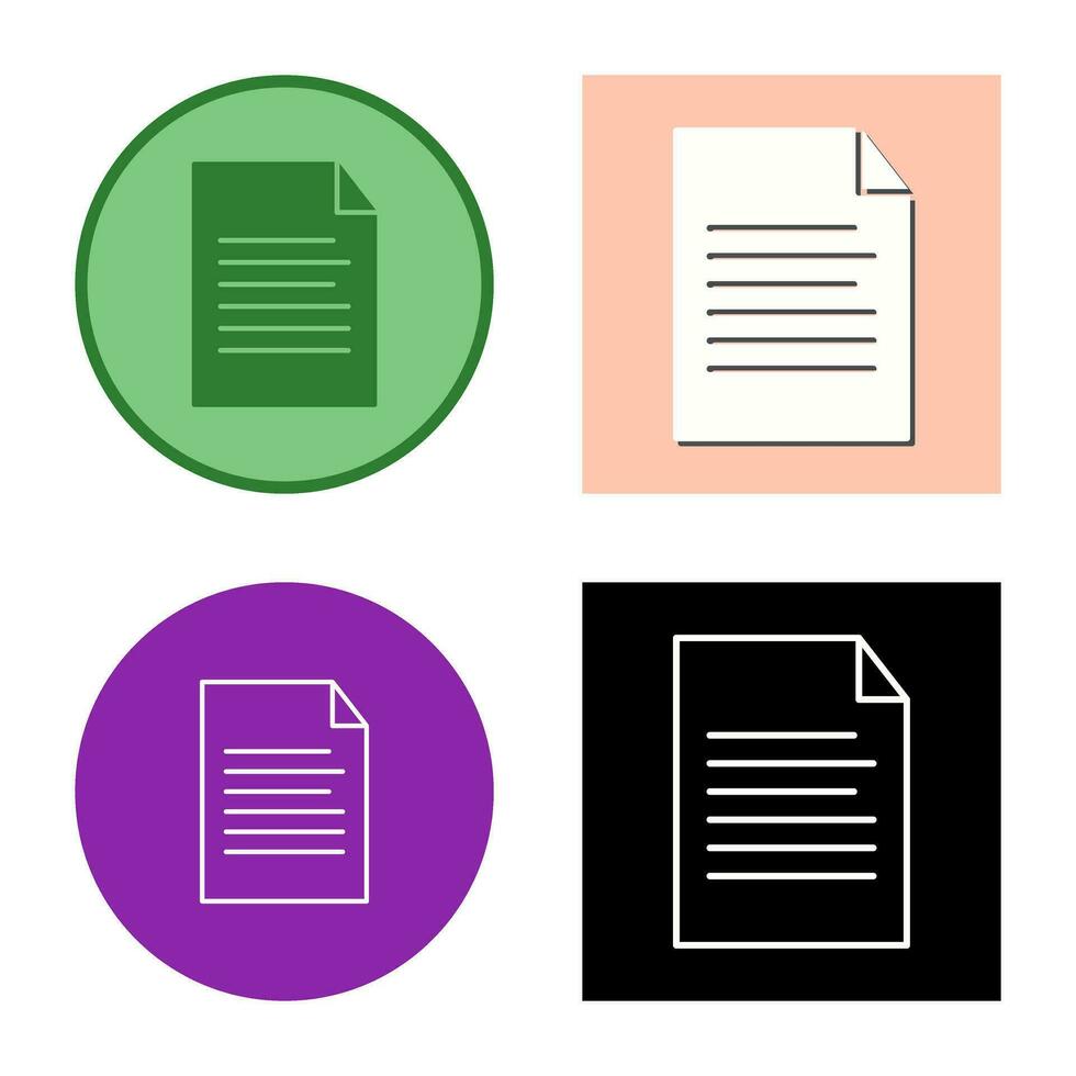 Sheet Vector Icon