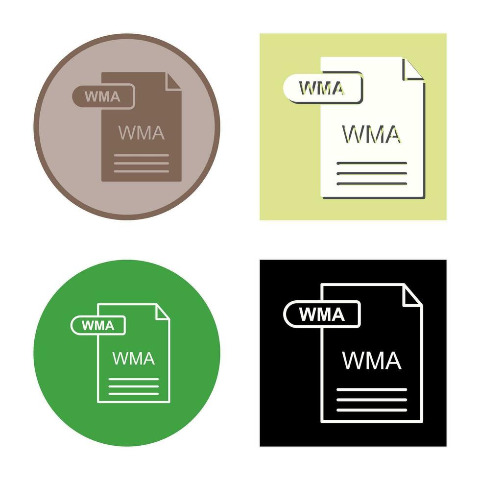 WMA Vector Icon