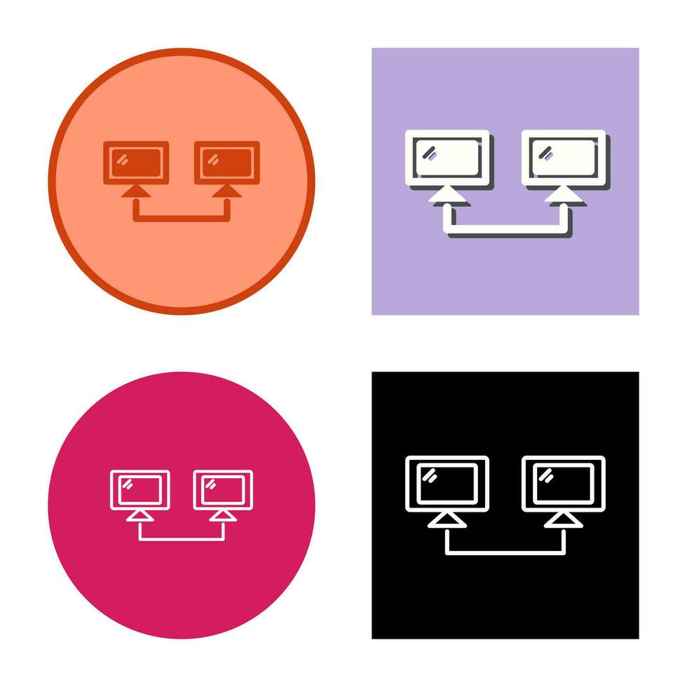 Connected Systems Vector Icon