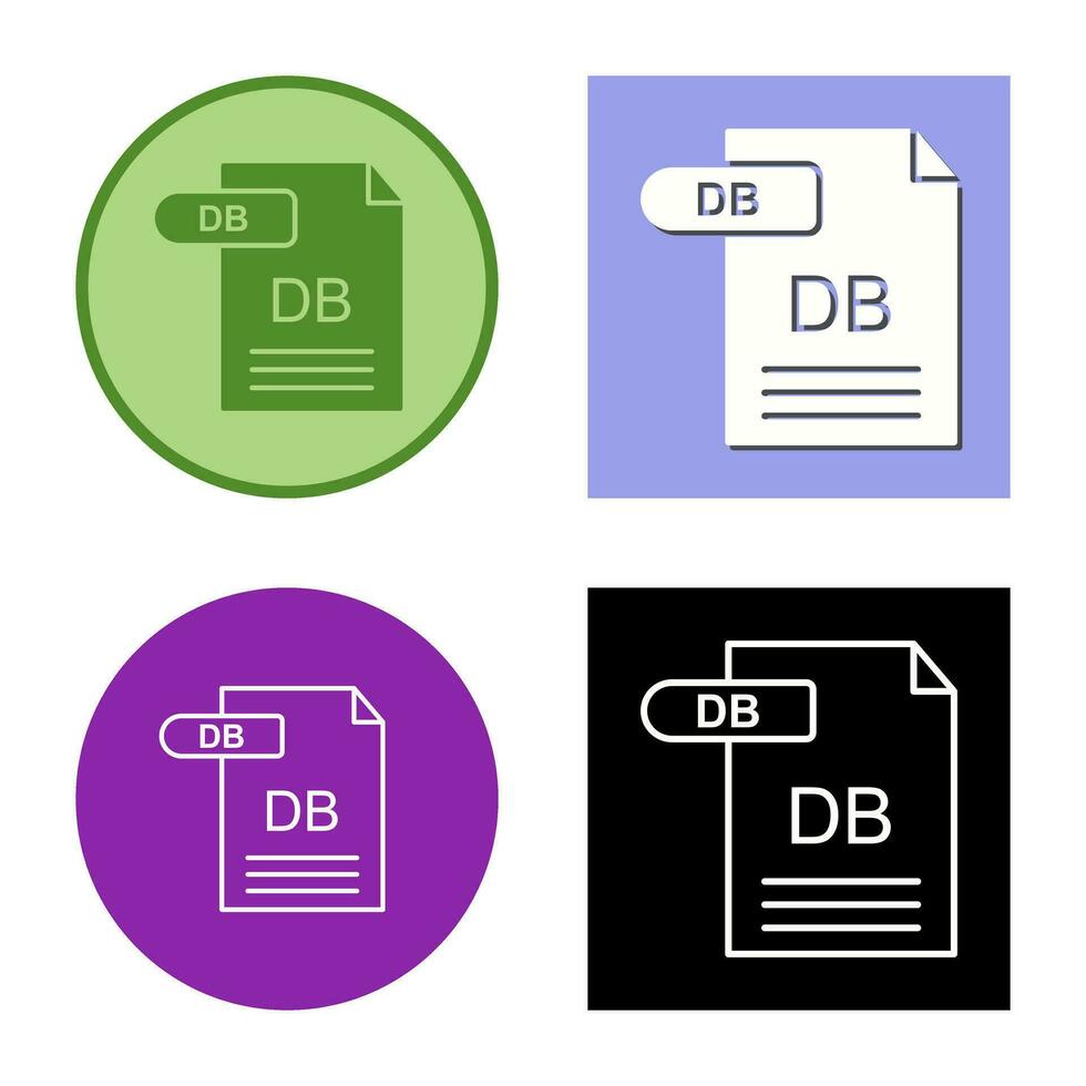 icono de vector de base de datos