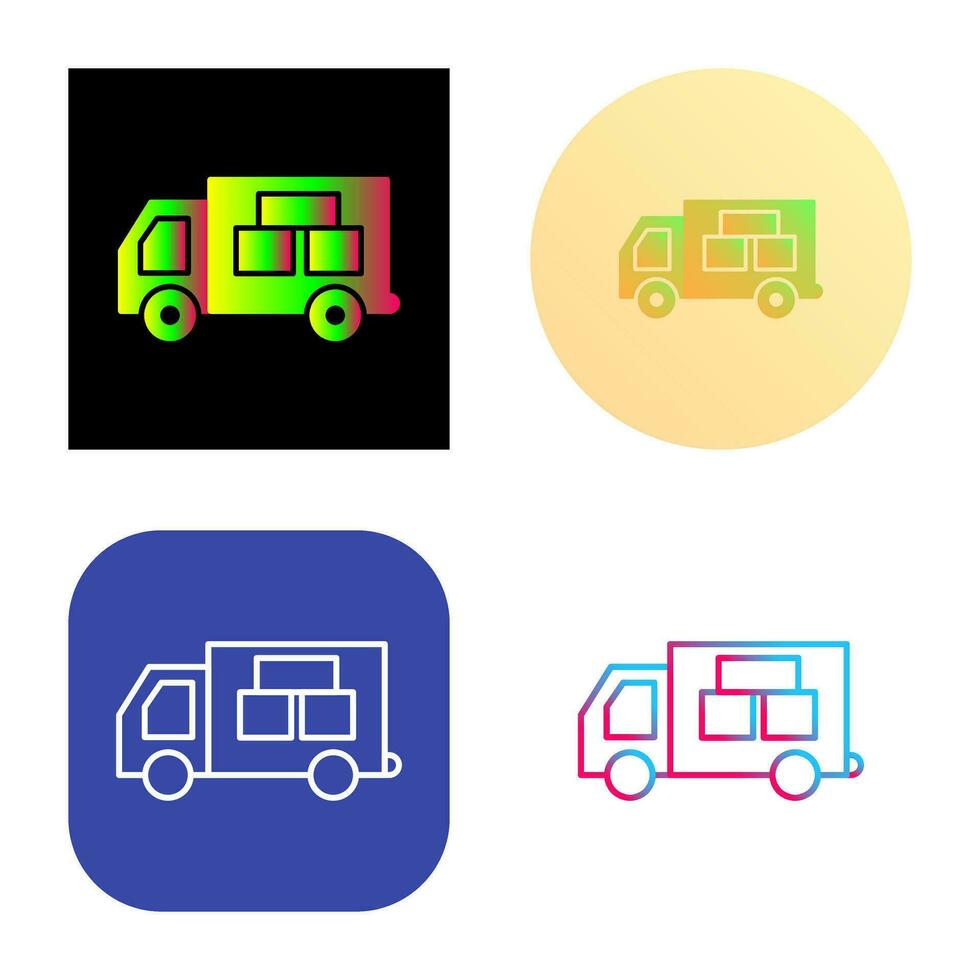 Logistics Car Vector Icon