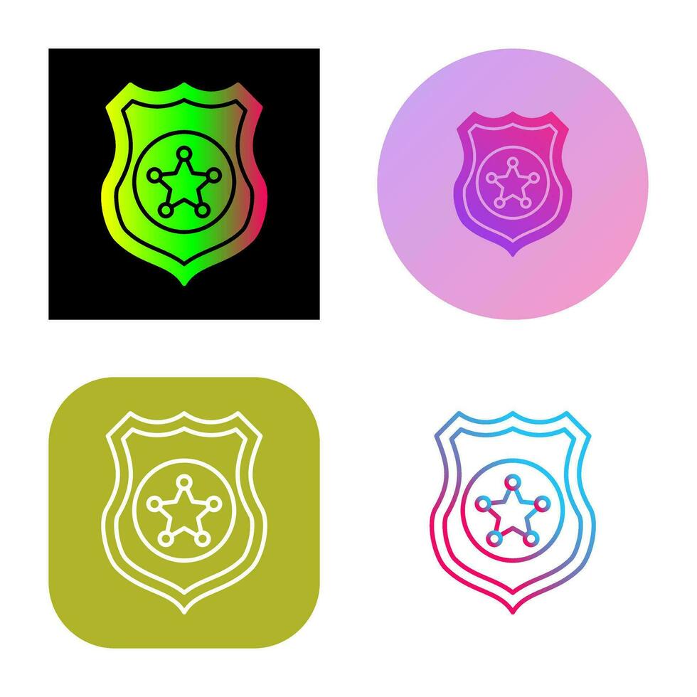 Police shield Vector Icon