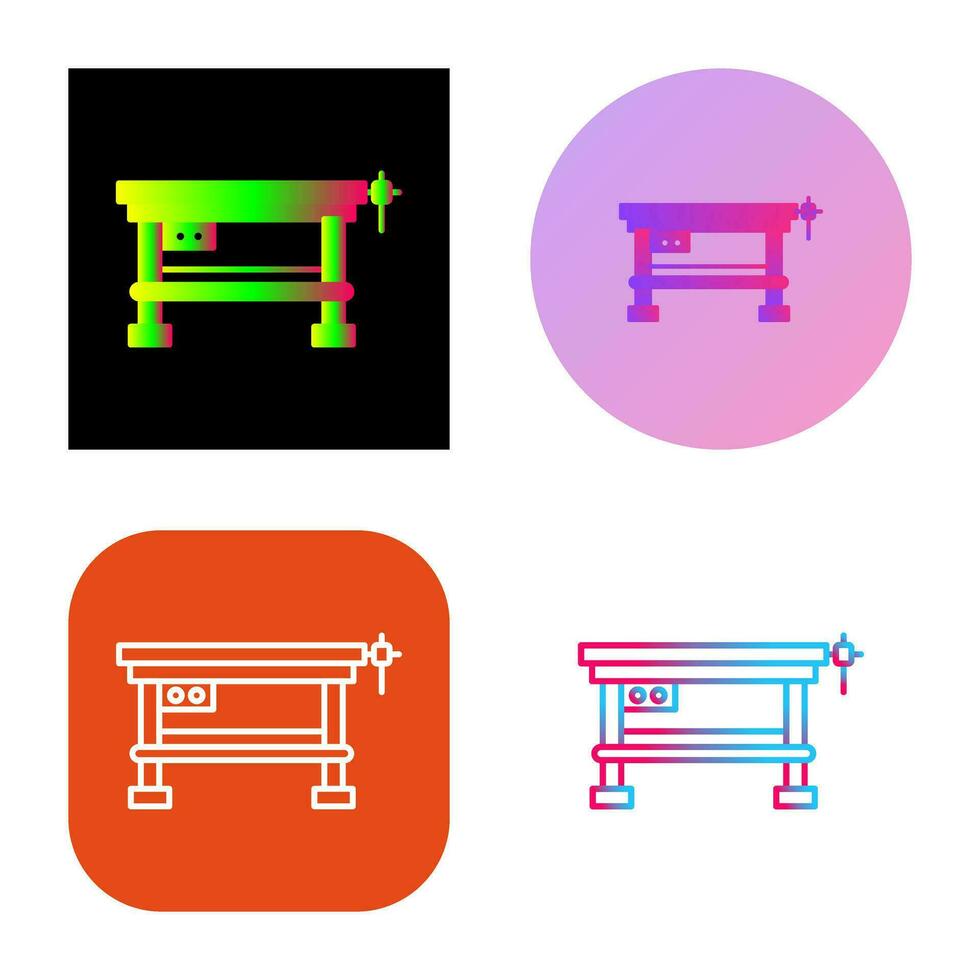 Work Bench Vector Icon
