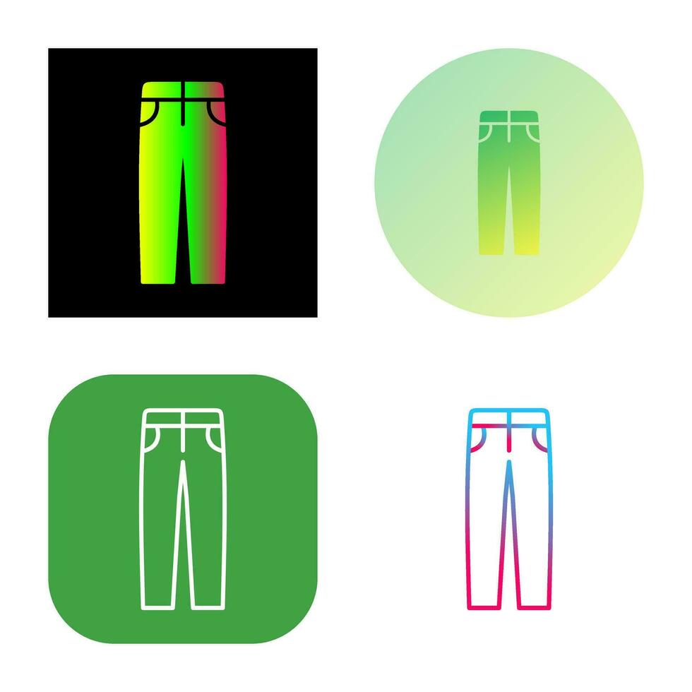 Men's Pants Vector Icon