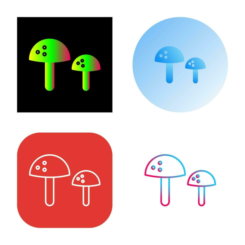 Mushrooms Vector Icon