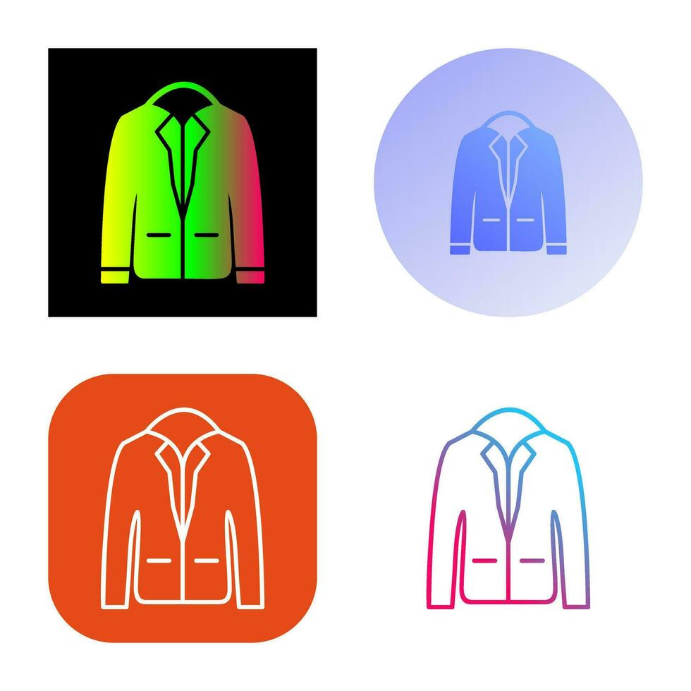 Stylish Jacket Vector Icon