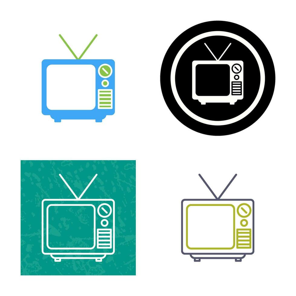 Television Broadcast Vector Icon