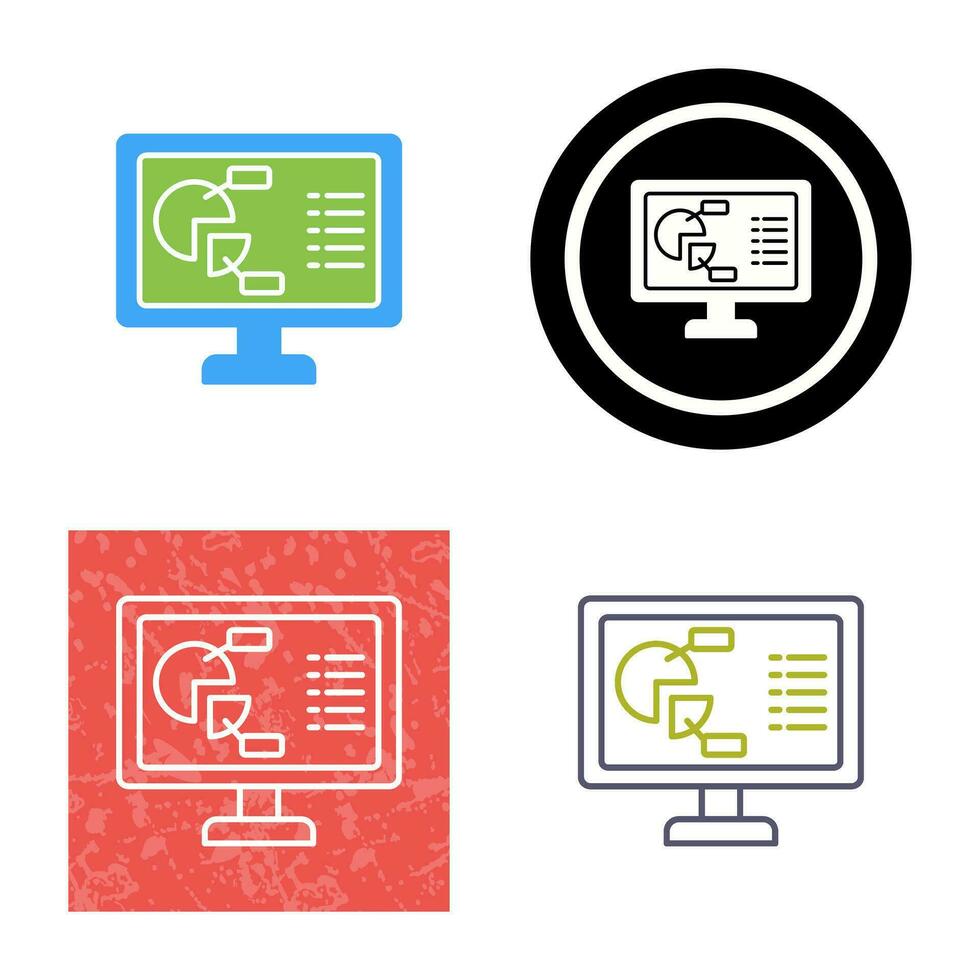 Pie Chart Vector Icon