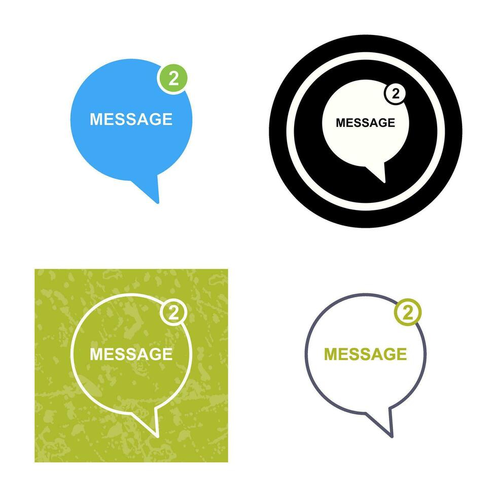 Message Bubbles Vector Icon