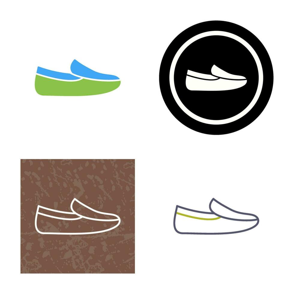 Men's Loafers Vector Icon