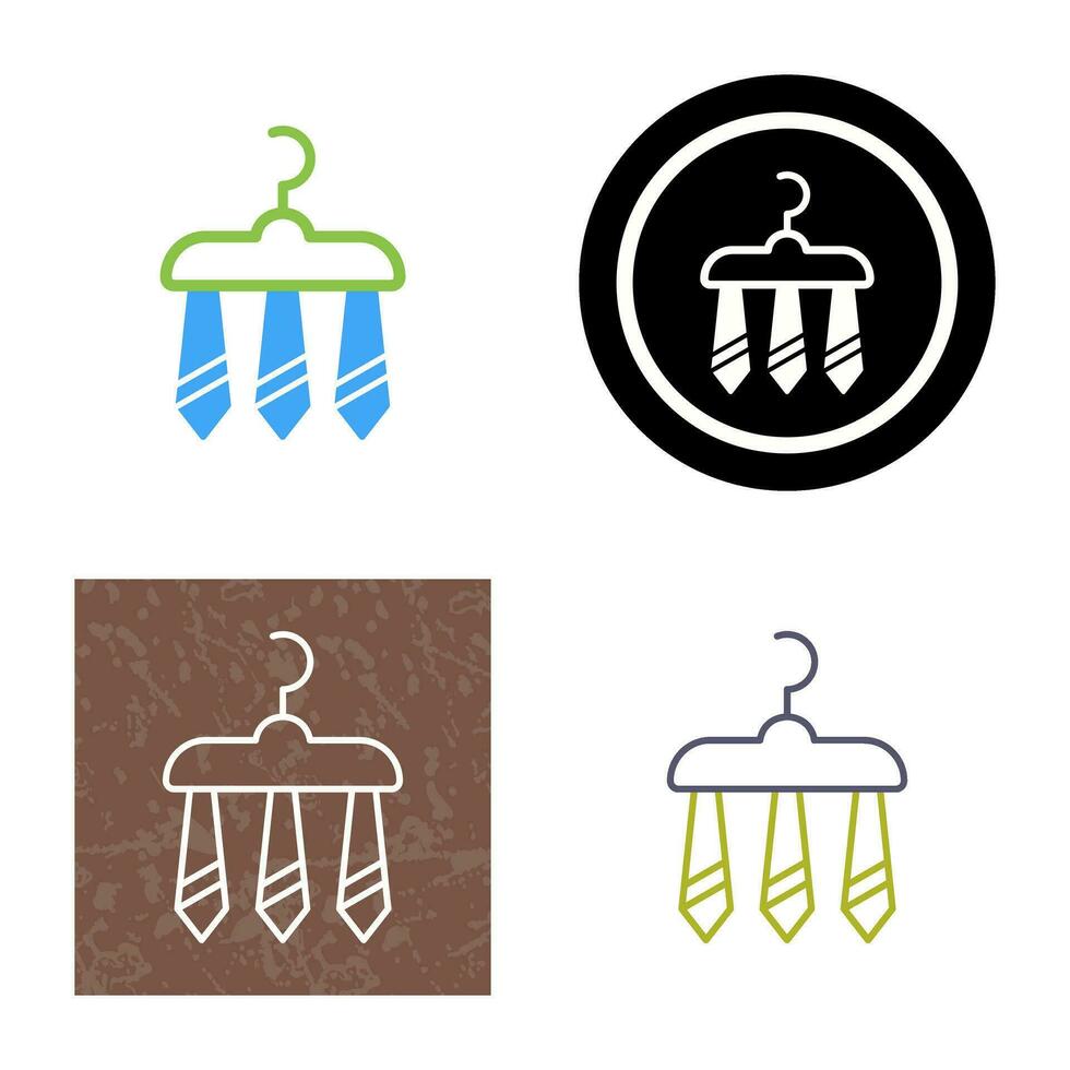 Three Ties Vector Icon