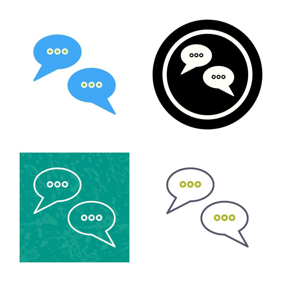 Conversation Bubbles Vector Icon