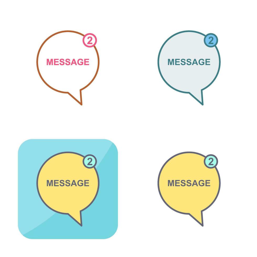 Message Bubbles Vector Icon