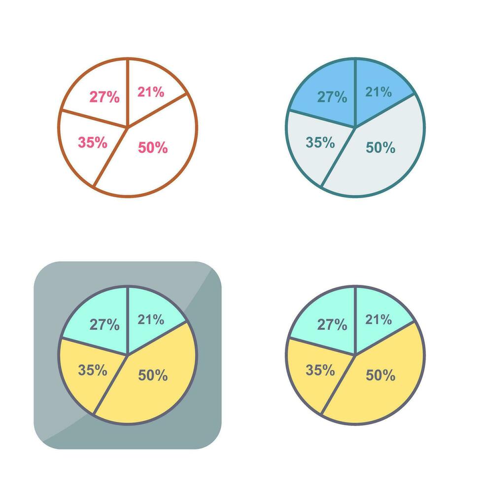 Pie Chart Vector Icon