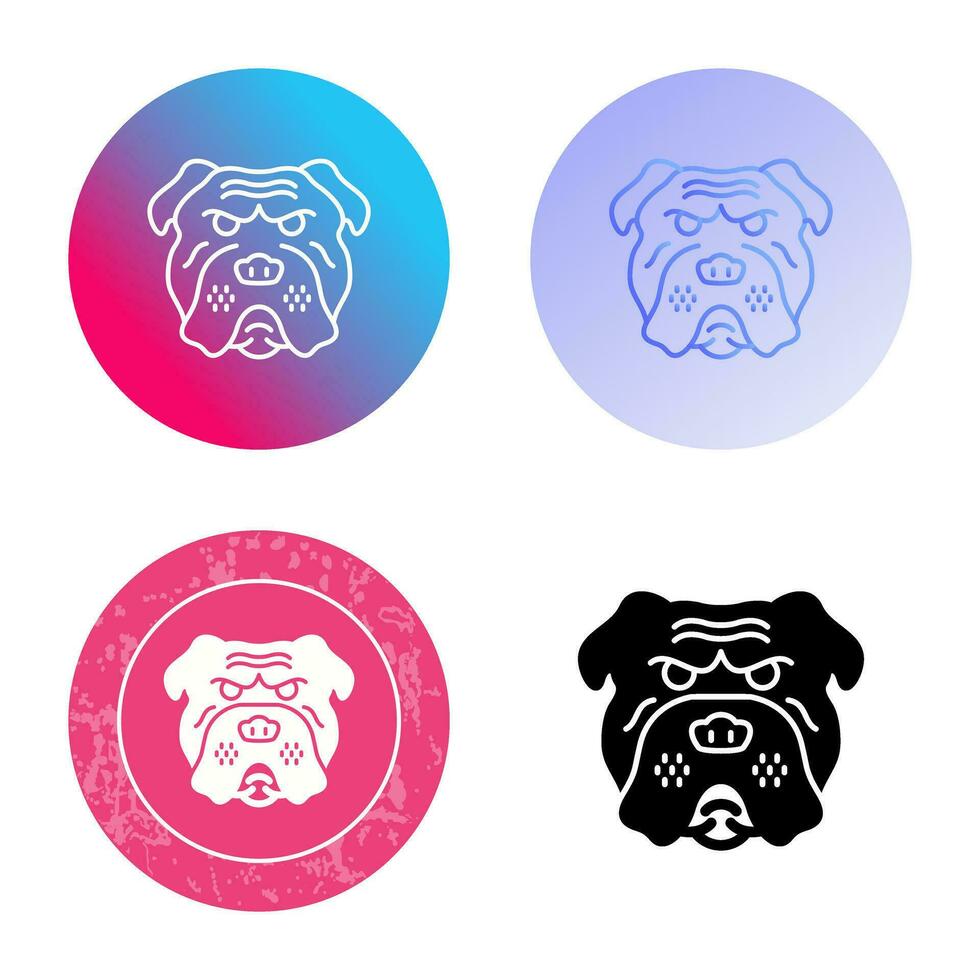 Bulldog Vector Icon