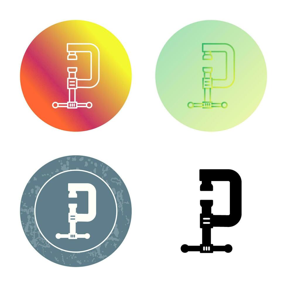 Clamp Vector Icon