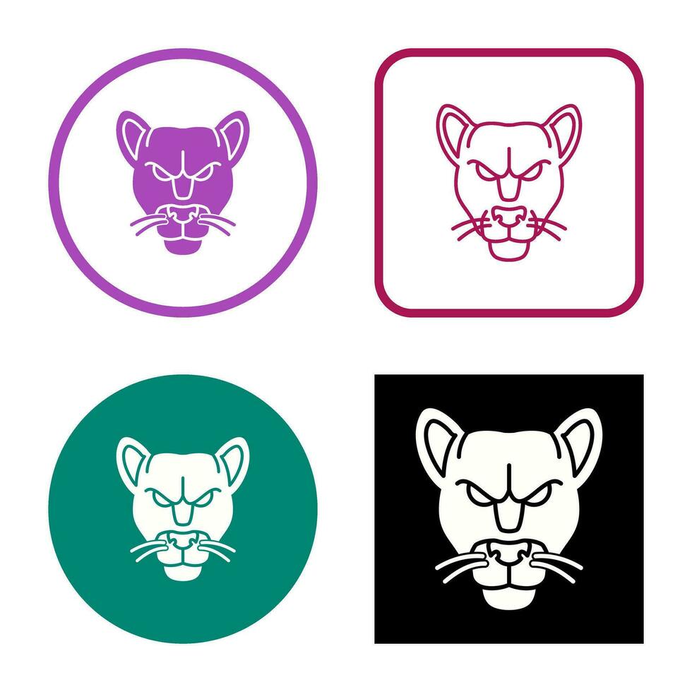 Black Panther Vector Icon