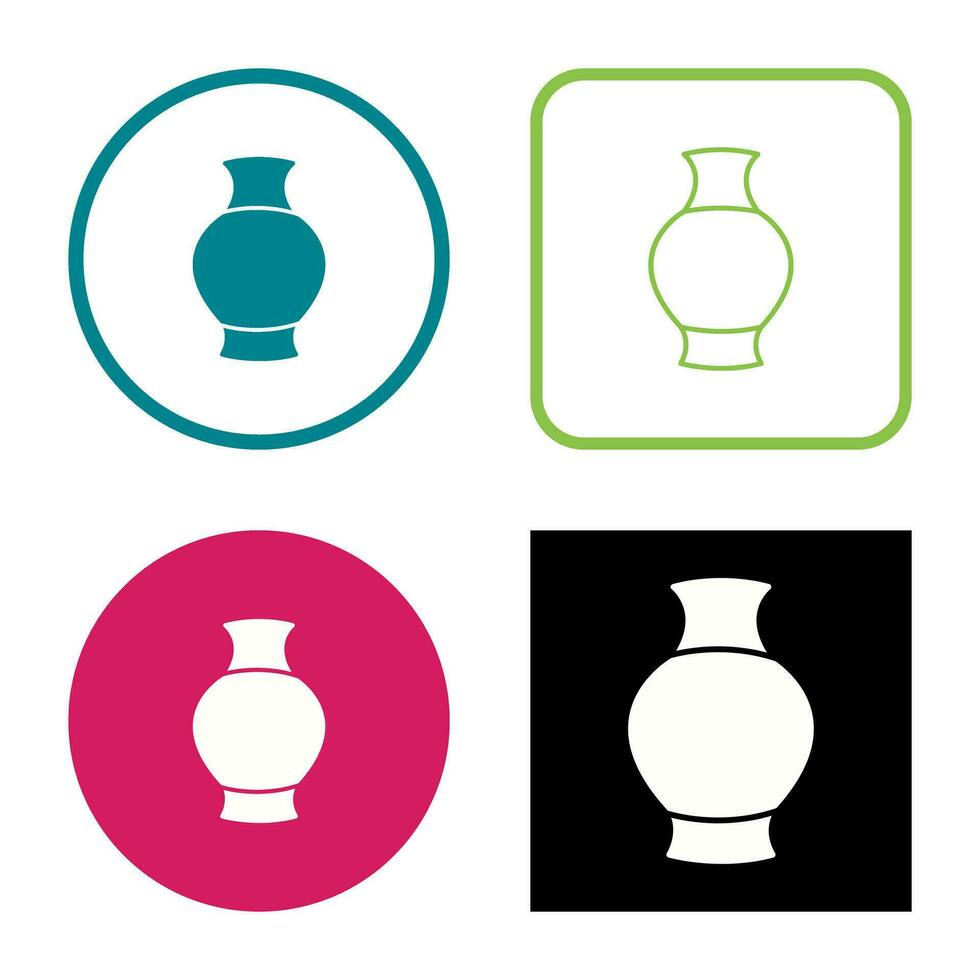 Antique Jar Vector Icon