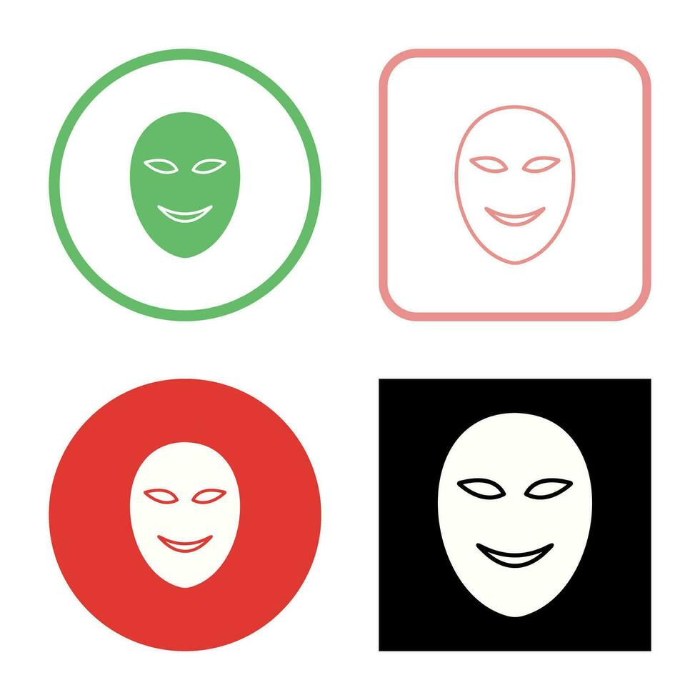 Ancient Face Mask Vector Icon