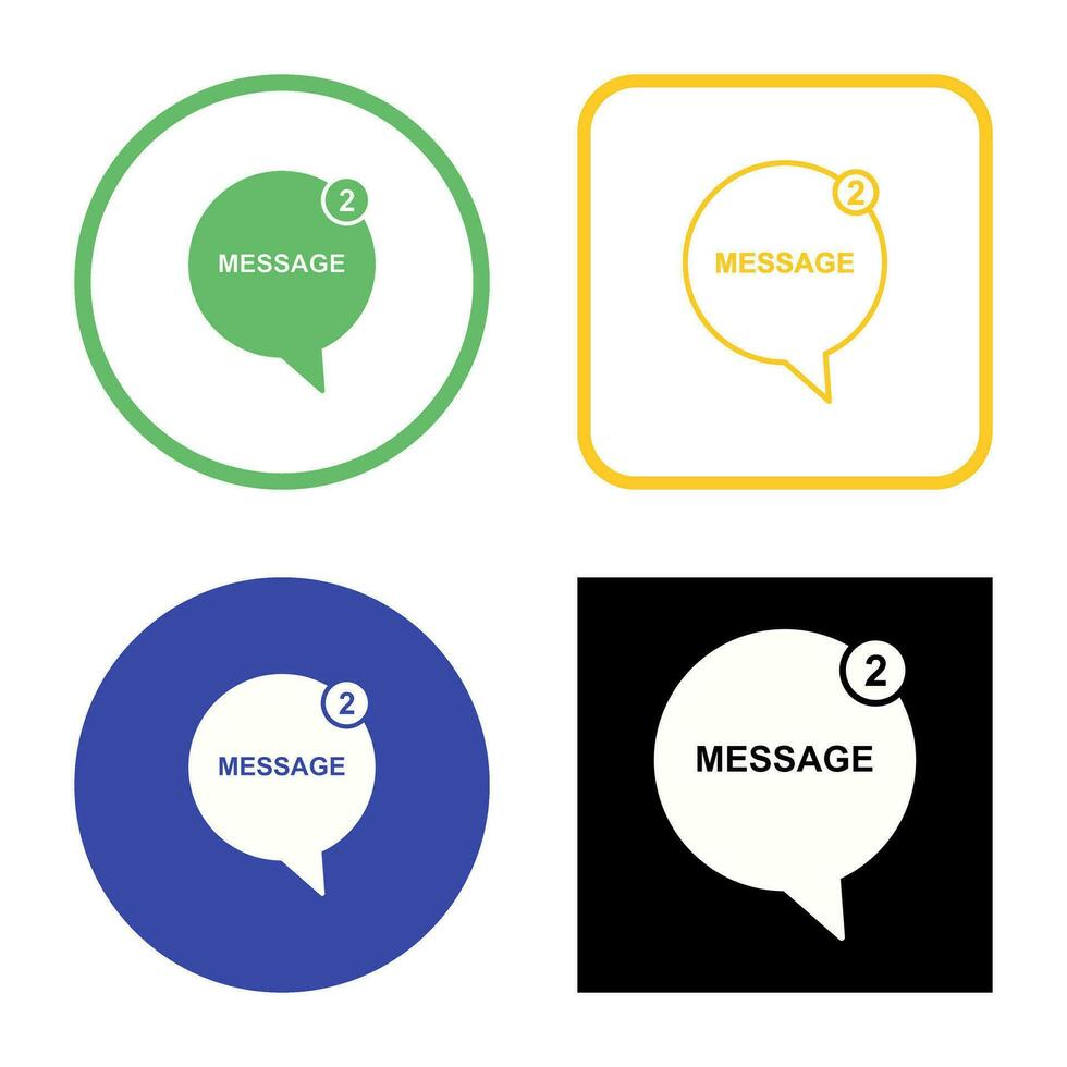 Message Bubbles Vector Icon