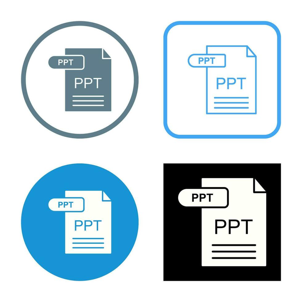 PPT Vector Icon