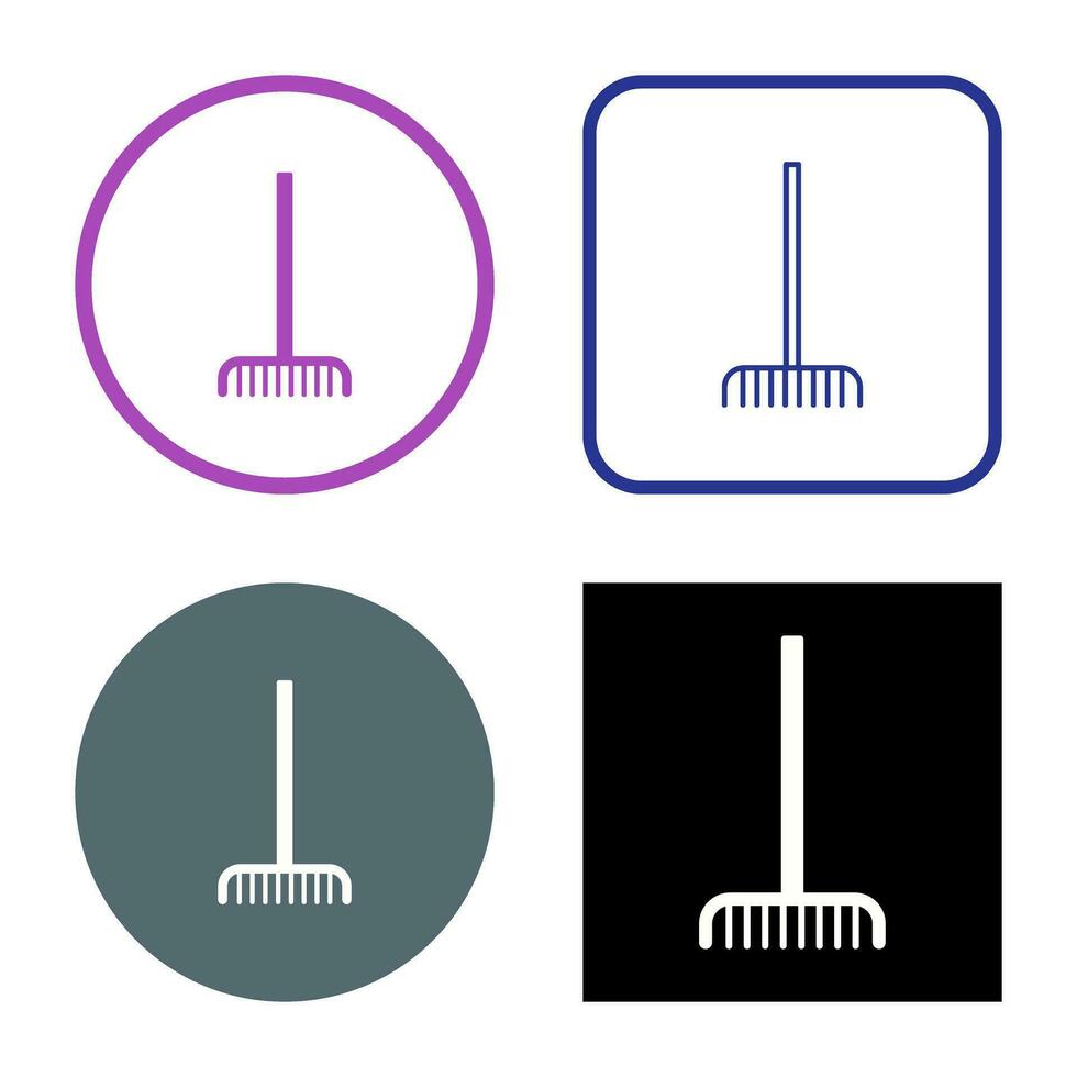 Fork picking Leaves Vector Icon