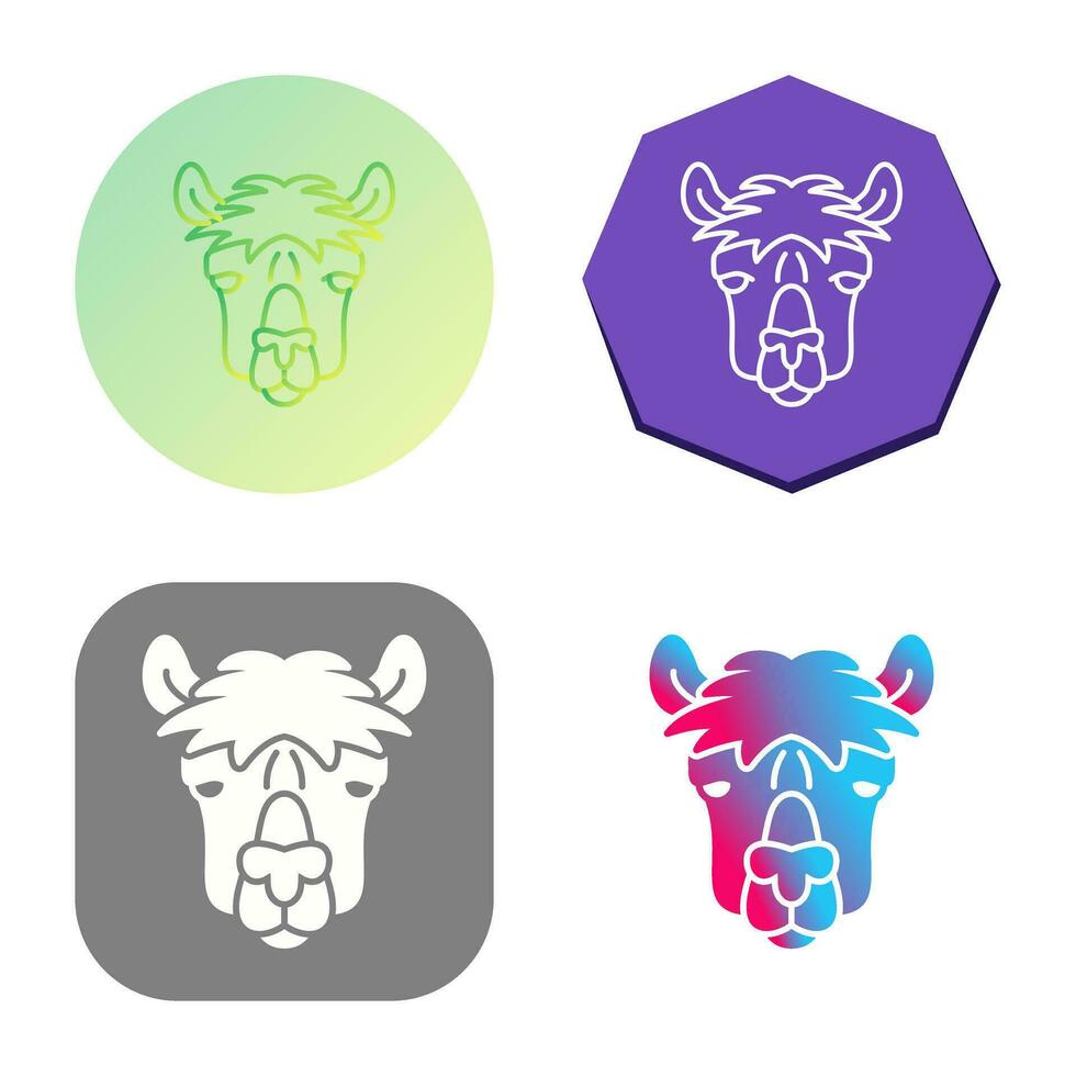 Alpaca Vector Icon