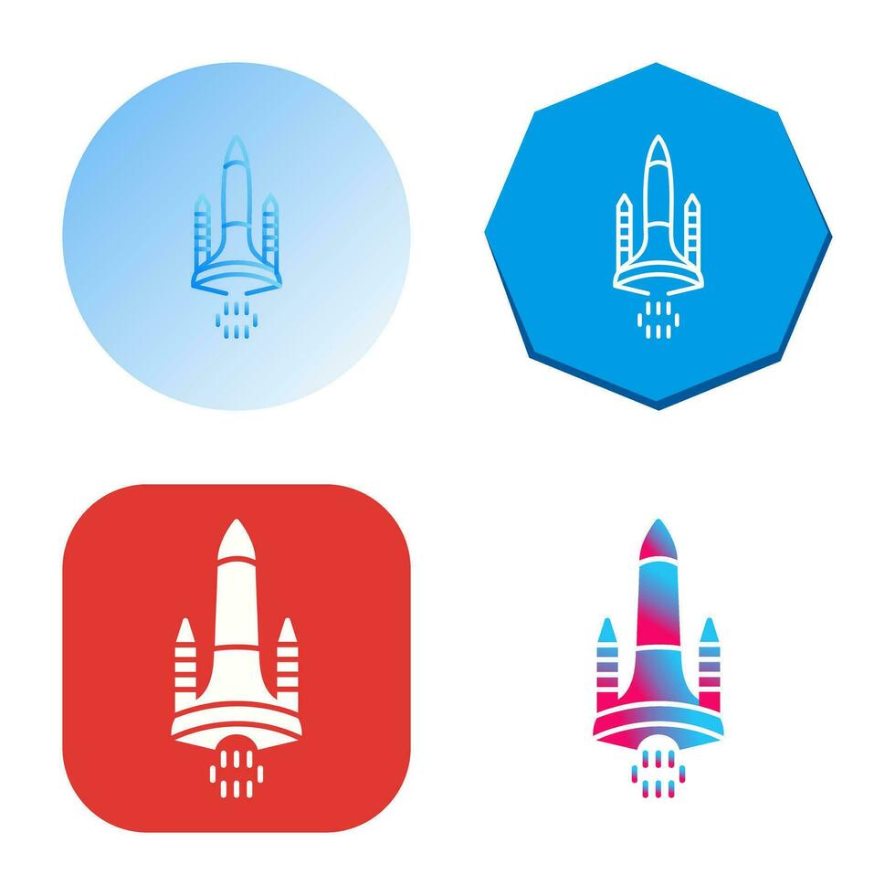 Space Shuttle Vector Icon