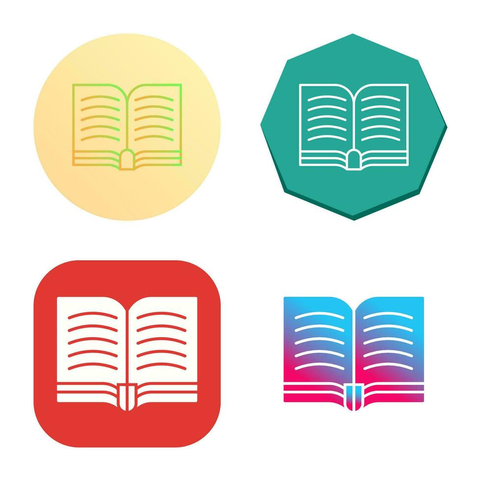 icono de vector de libro