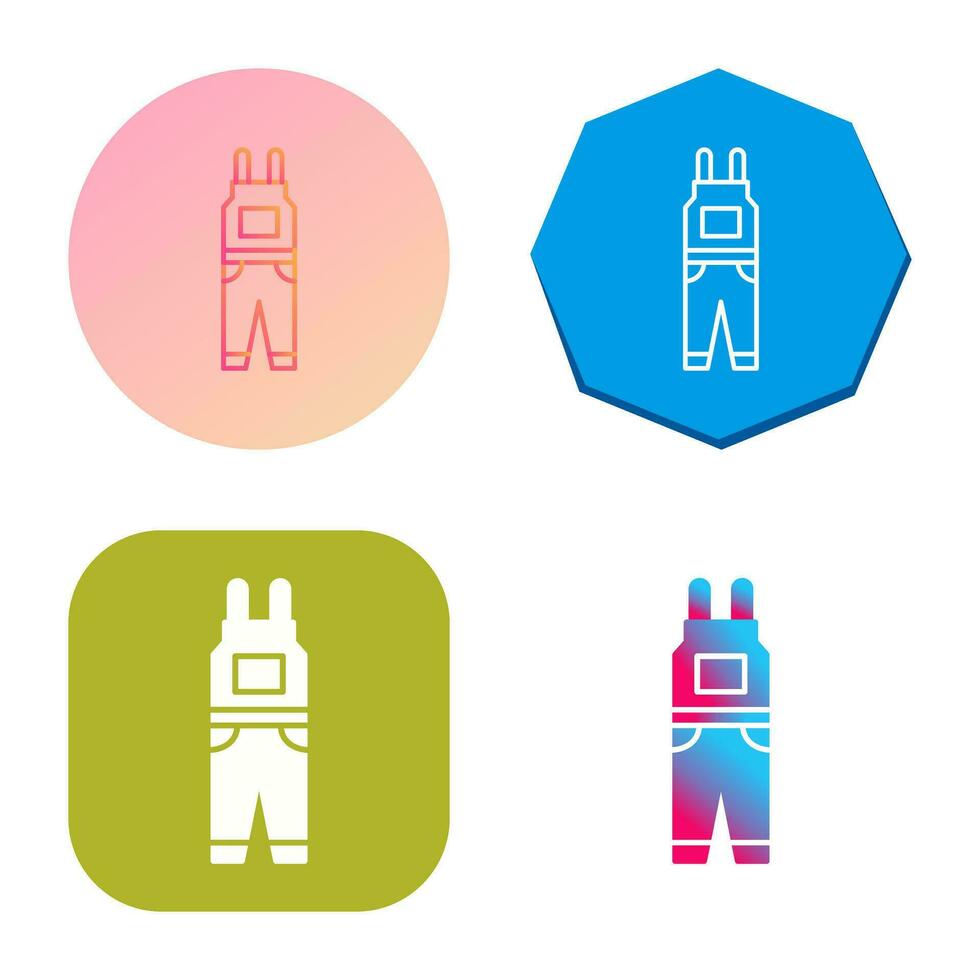 Jumpsuit Vector Icon