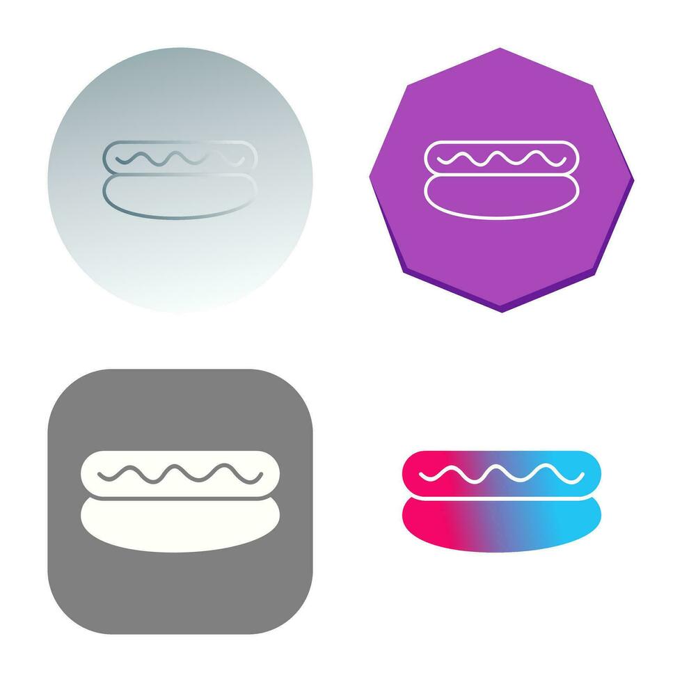 Hot Dog Vector Icon