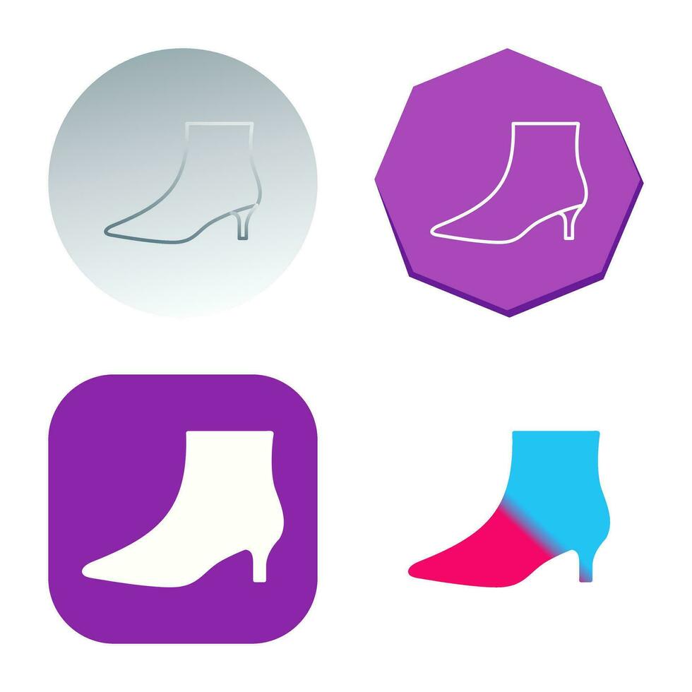 Boots with Heels Vector Icon